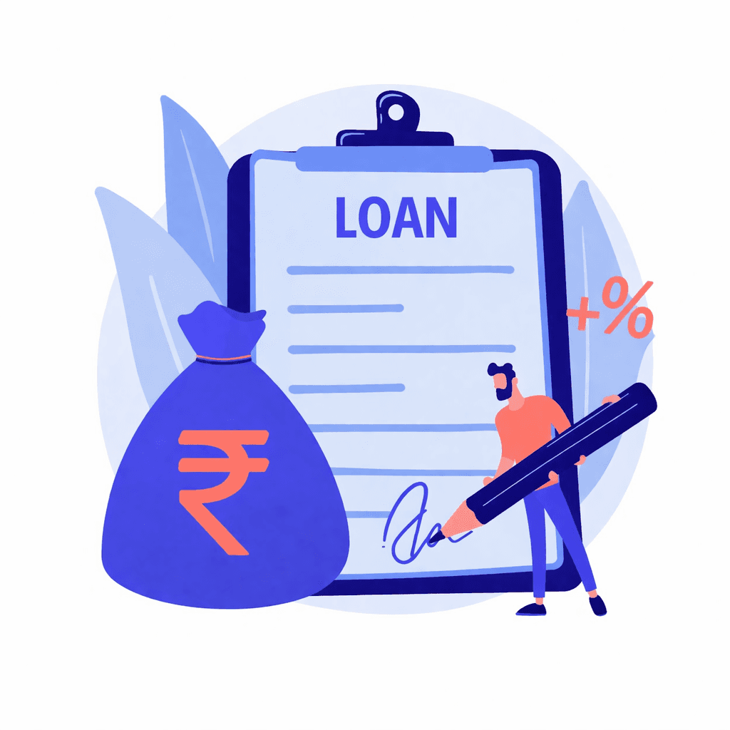 Personal loan form illustration